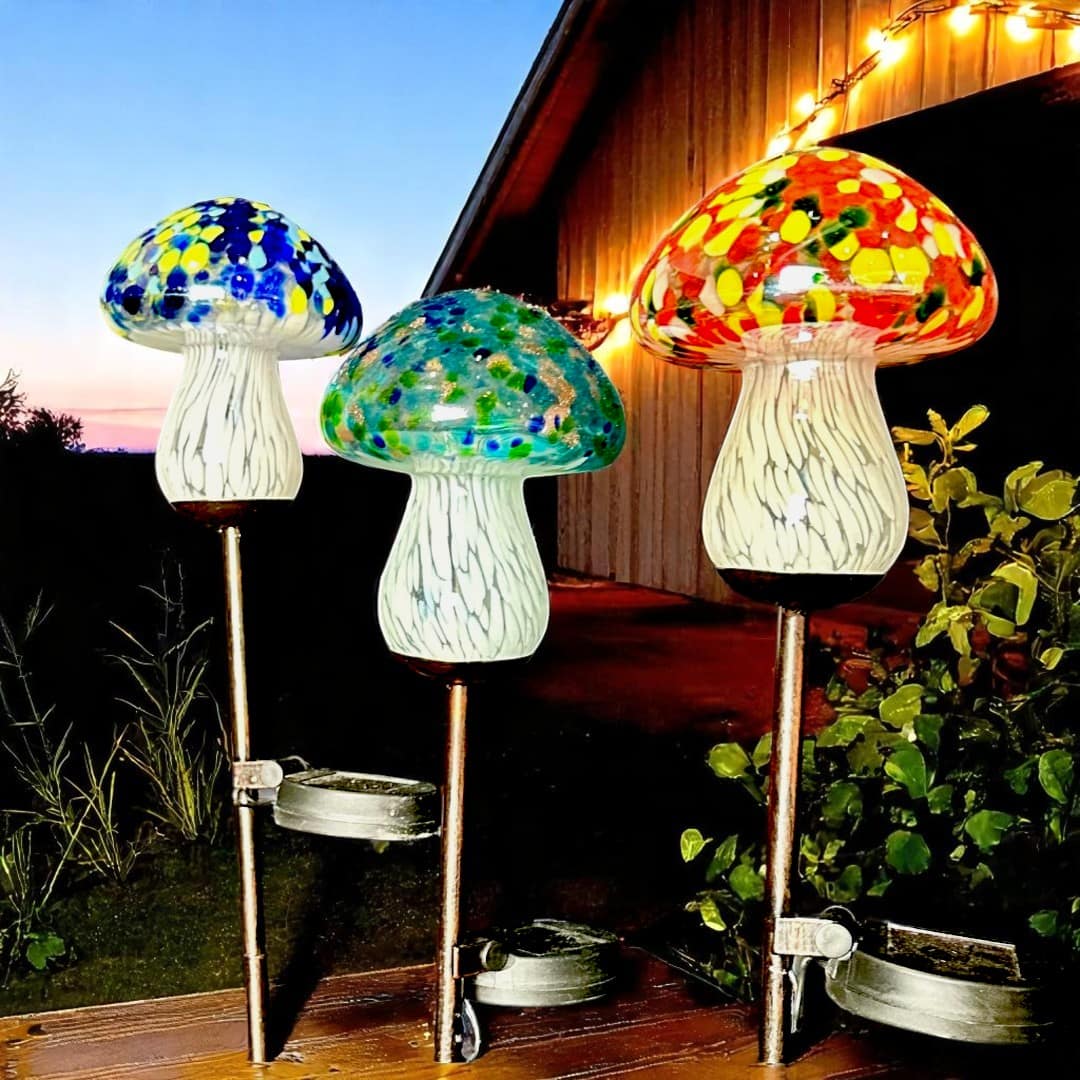 Assorted Mushroom Solar Lights