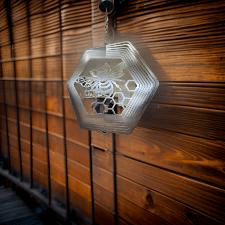Stainless Steel Bee Wind Spinner