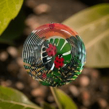Lady Bugs Wind Spinner