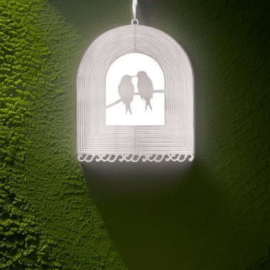 Love Birds Wind Spinner