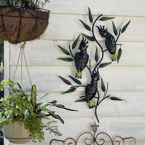 Black Cockatoo Tree Vertical